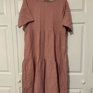 Pink Midi Dress
